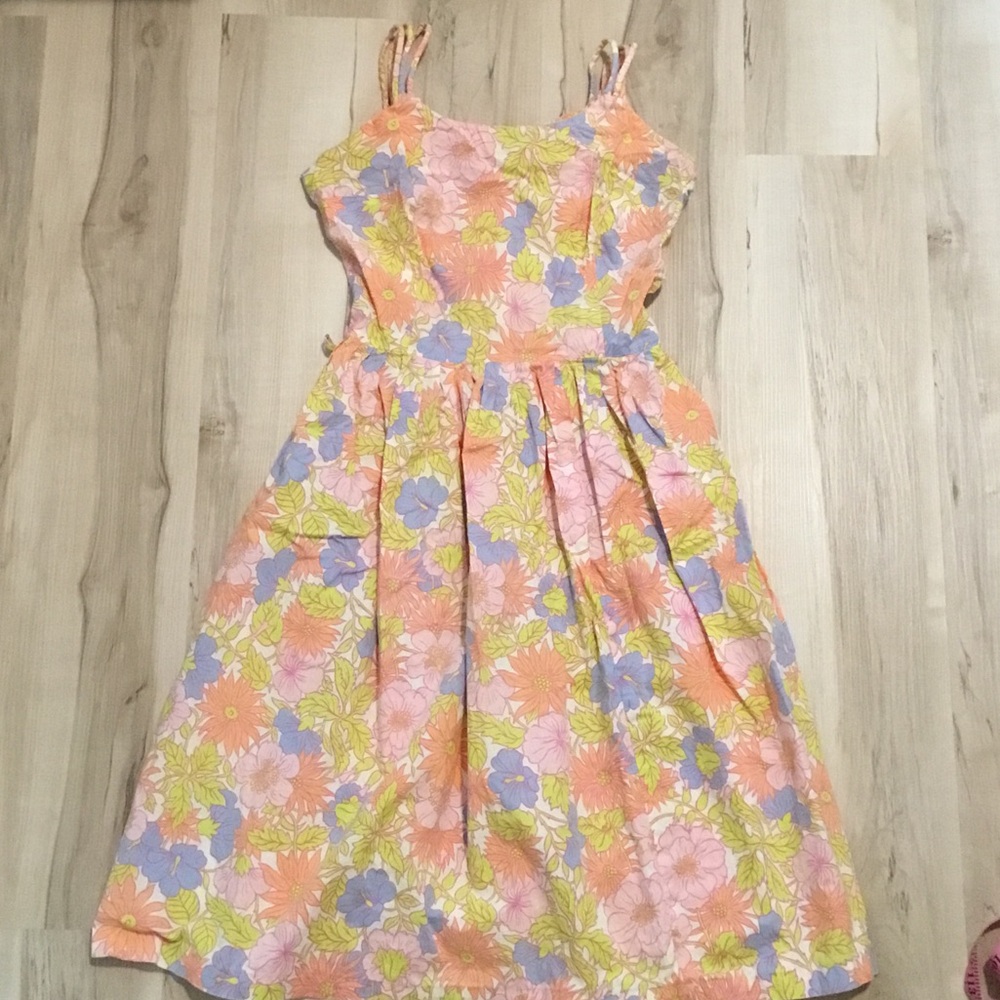 Vintage Floral Summer Sundress